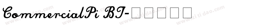 CommercialPi BT字体转换